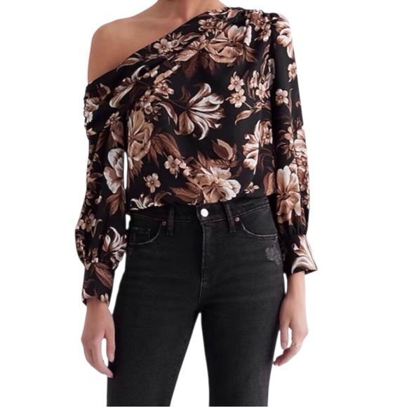 Express Tops - Express | NWT Floral Off The Shoulder Bodysuit M